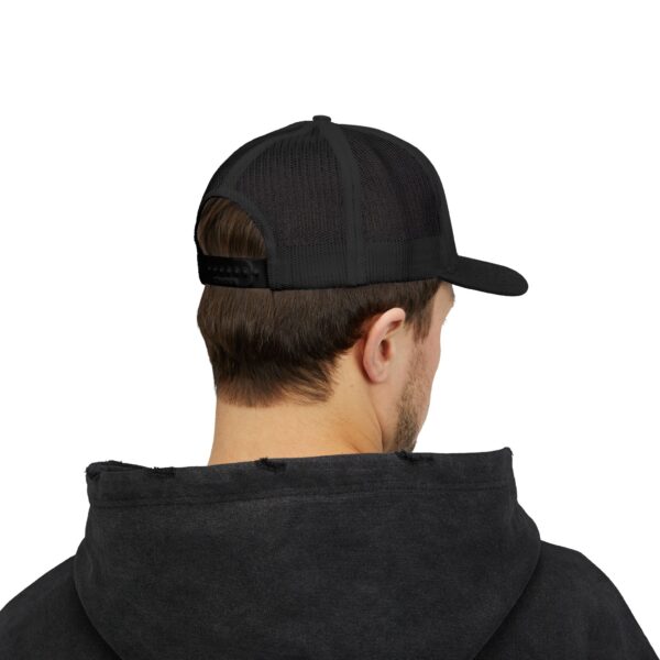 More Fathers Less Government Snapback Trucker - Image 4